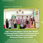 LAGI, PENYELENGGARA ZAWA KEMENAG BELTIM GELAR PEMBINAAN KE-5 KEPADA PENERIMA MANFAAT PEMBERDAYAAN EKONOMI UMAT