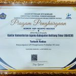 Kemenag Belitung Timur Terima Tiga Penghargaan dari KPPN Tanjungpandan Kemenag Belitung Timur Terima Tiga Penghargaan dari KPPN Tanjungpandan