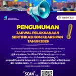 Jadwal Kegiatan Sertifikasi SDM Kearsipan Tahun 2026