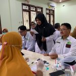 Pantau Kebugaran ASN Kemenag Beltim, Puskesmas Manggar Lakukan Cek Kesehatan Gratis